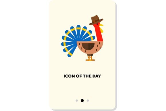 Bright Bird Flat Icon. Turkey Isolated V: A Practical Guide for Designers and Content Creators