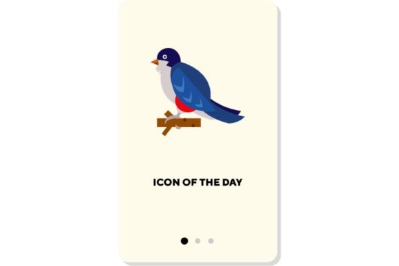 Colorful Bird Flat Icon: Tocororo Isolated for Modern Digital Design