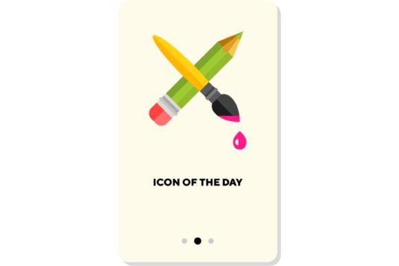 Evaluating the Colorful Pencil Thin Flat Icon for Modern Digital Design