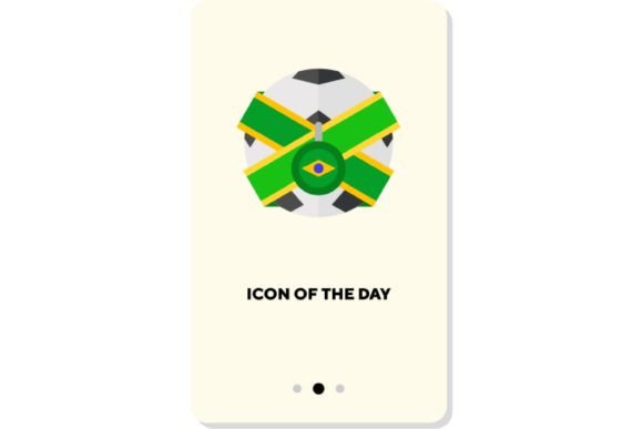 Soccer Attributes Flat Vector Icon: Elevating Digital Sports Design with Precision