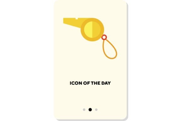 Understanding the Playing Volleyball Flat Icon with Whistle: A Design and Utility Guide