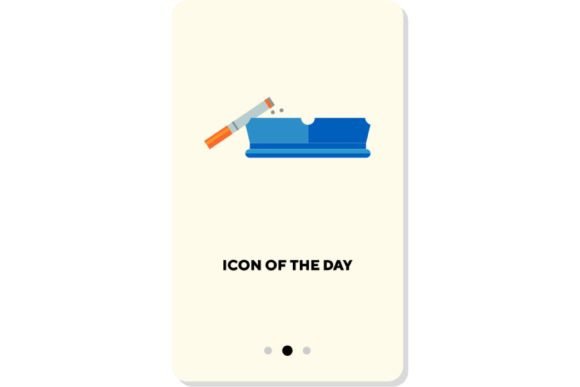 Using Smoking Symbols Flat Vector Icons to Clarify Design and Communication